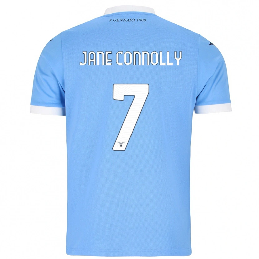 Danxen Uomo Maglia Megan Jane Connolly #7 Azzurro Bianco Kit Gara Home 2025/26 Maglietta
