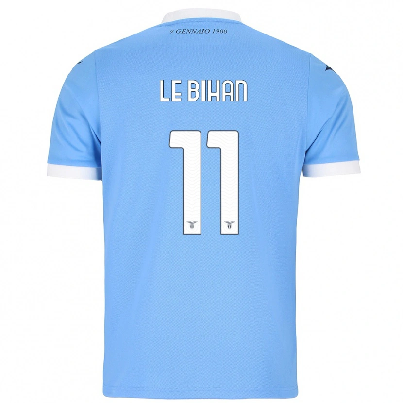 Danxen Uomo Maglia Clarisse Agathe Le Bihan #11 Azzurro Bianco Kit Gara Home 2025/26 Maglietta