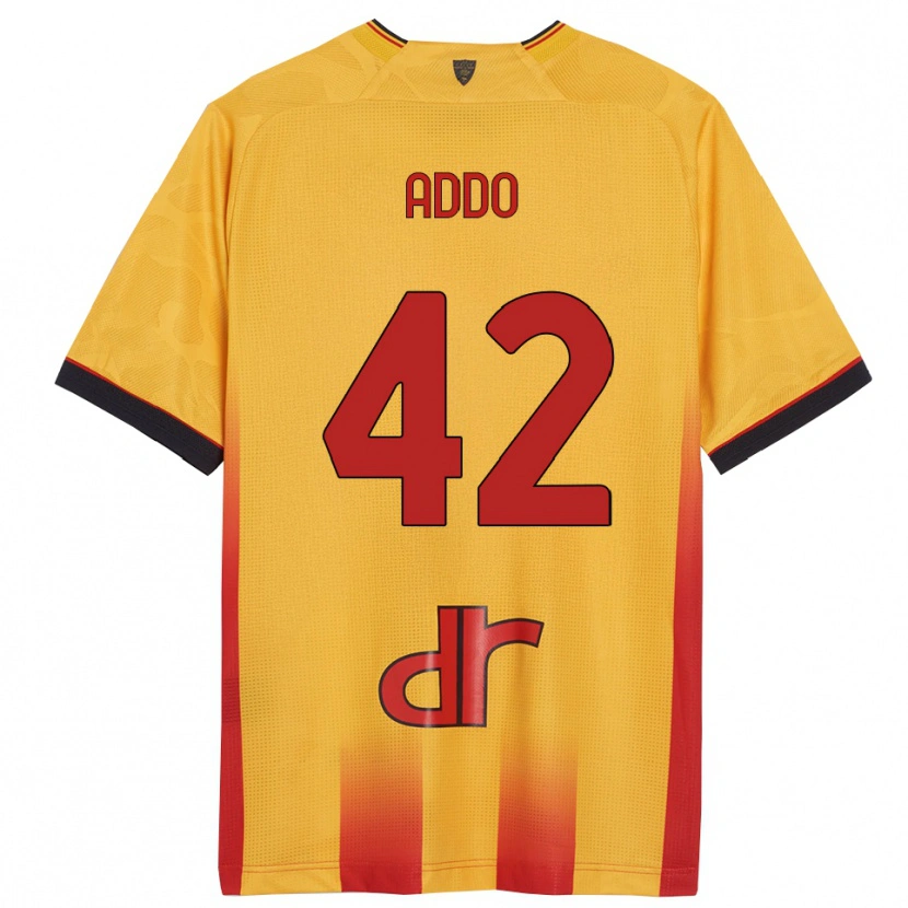 Danxen Uomo Maglia Vernon Addo #42 Giallo Arancione Kit Gara Home 2025/26 Maglietta