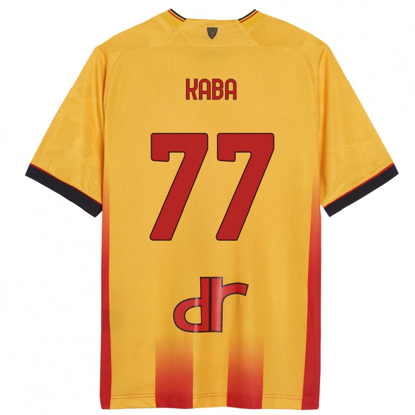 Danxen Uomo Maglia Mohamed Kaba #77 Giallo Arancione Kit Gara Home 2025/26 Maglietta