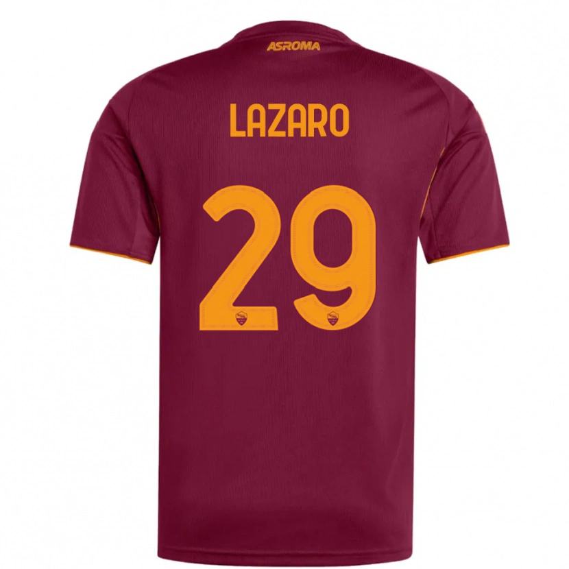 Danxen Uomo Maglia Paloma Lazaro #29 Bordeaux Arancione Kit Gara Home 2025/26 Maglietta