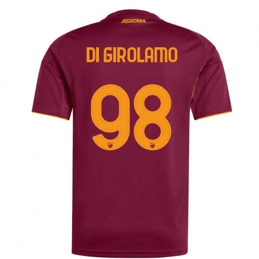 Danxen Uomo Maglia Anita Di Girolamo #98 Bordeaux Arancione Kit Gara Home 2025/26 Maglietta