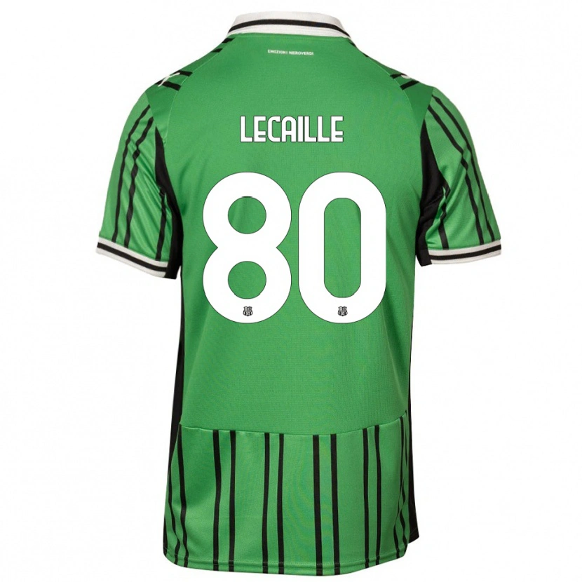 Danxen Uomo Maglia Carla Lecaille #80 Verde Nero Kit Gara Home 2025/26 Maglietta