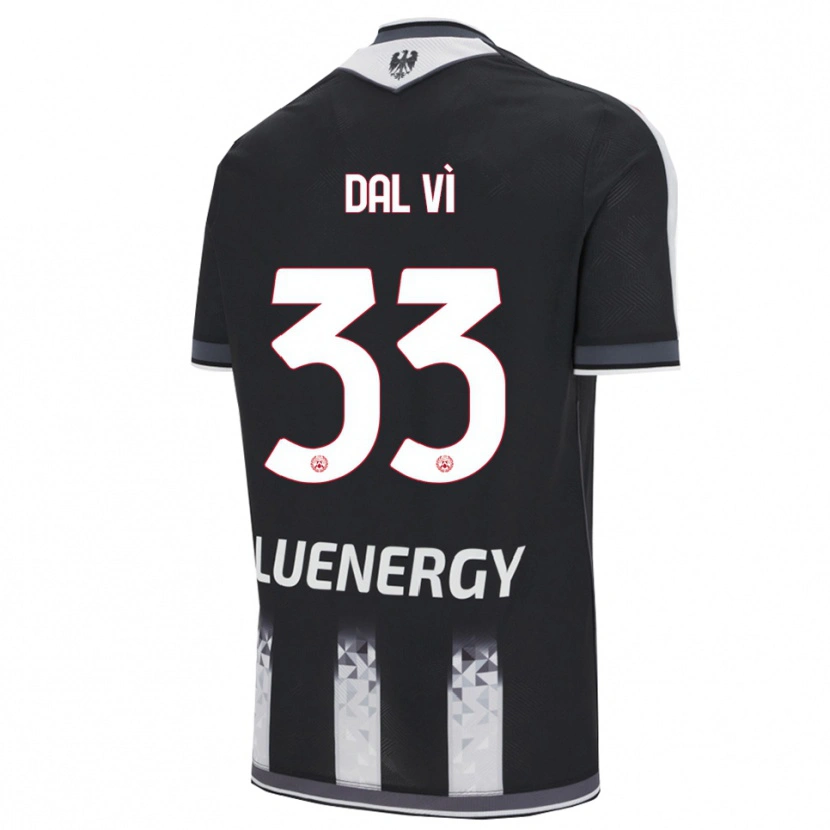 Danxen Uomo Maglia Matteo Dal Vì #33 Nero Bianco Kit Gara Home 2025/26 Maglietta