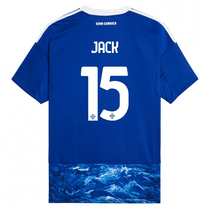 Danxen Uomo Maglia Fellipe Jack #15 Blu Bianco Kit Gara Home 2025/26 Maglietta
