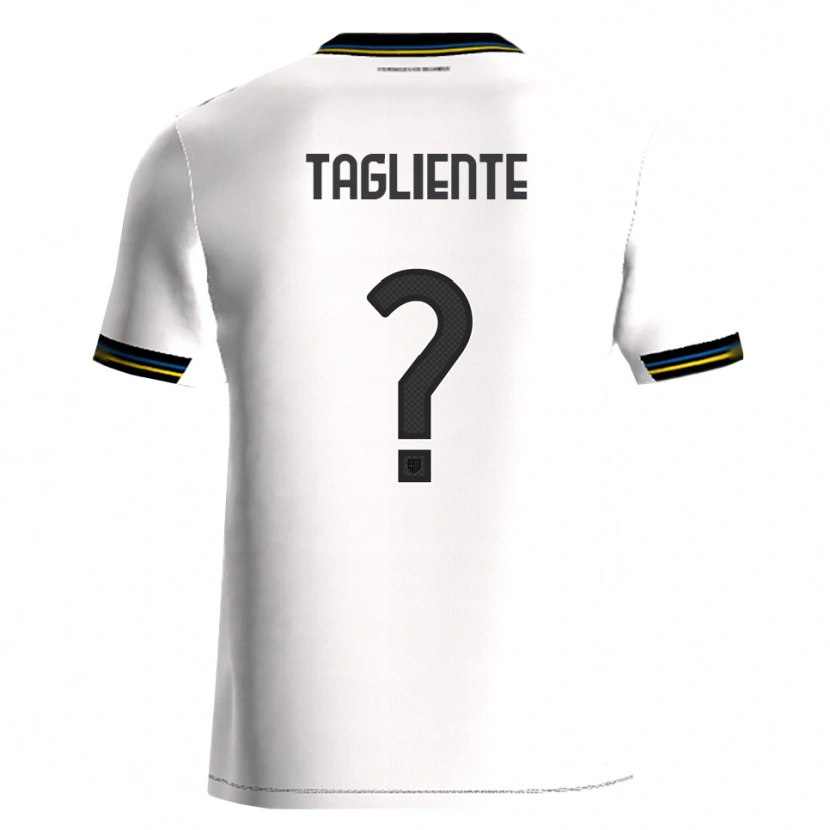 Danxen Uomo Maglia Anthony Tagliente #0 Bianco Nero Kit Gara Home 2025/26 Maglietta