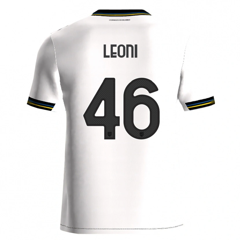 Danxen Uomo Maglia Giovanni Leoni #46 Bianco Nero Kit Gara Home 2025/26 Maglietta