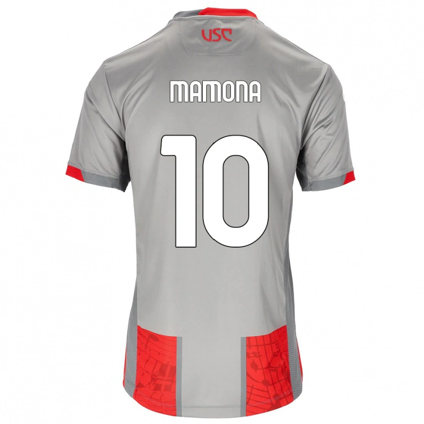 Danxen Uomo Maglia Blue Mamona #10 Rosso Grigio Kit Gara Home 2025/26 Maglietta