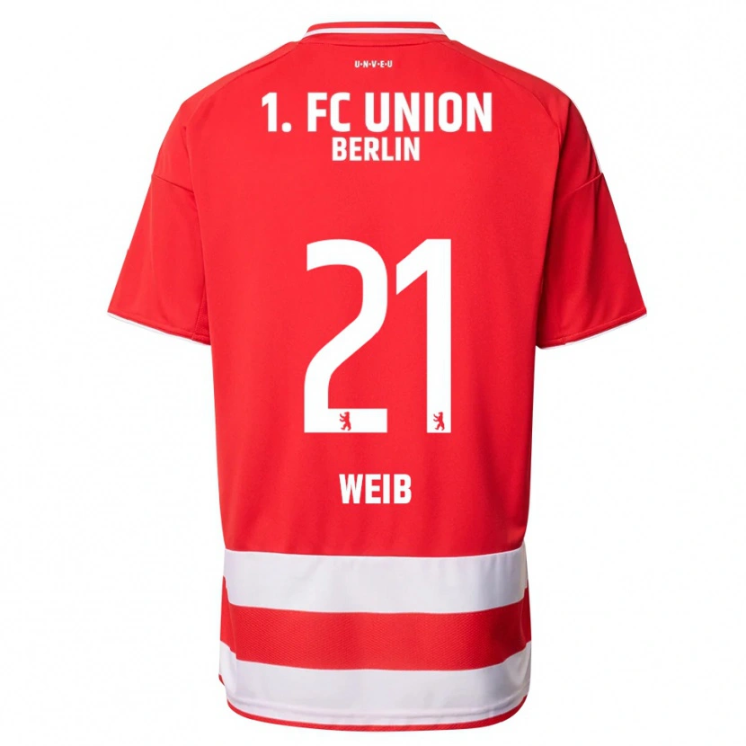 Danxen Uomo Maglia Anna Weiß #21 Rosso Bianco Kit Gara Home 2025/26 Maglietta
