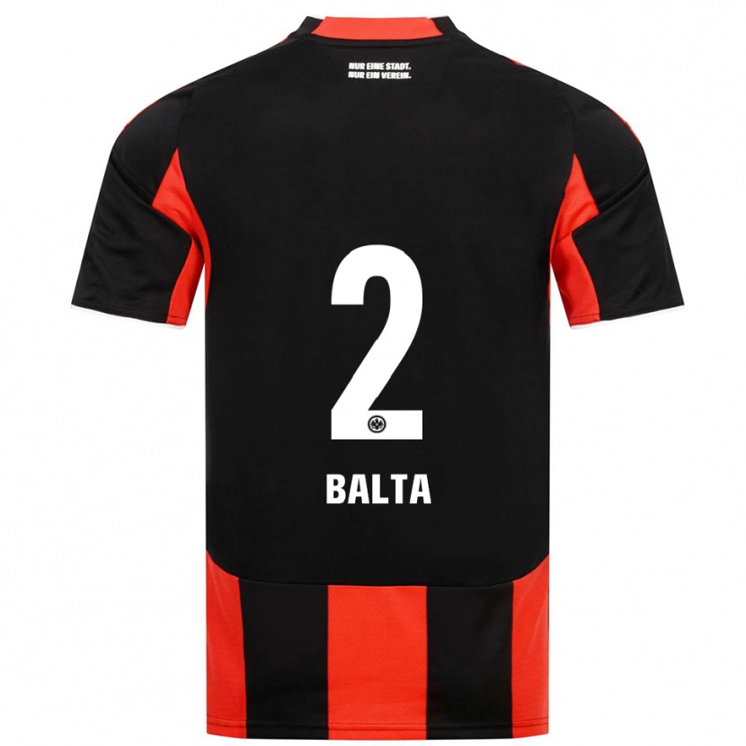 Danxen Uomo Maglia Sahin Balta #2 Nero Rosso Kit Gara Home 2025/26 Maglietta