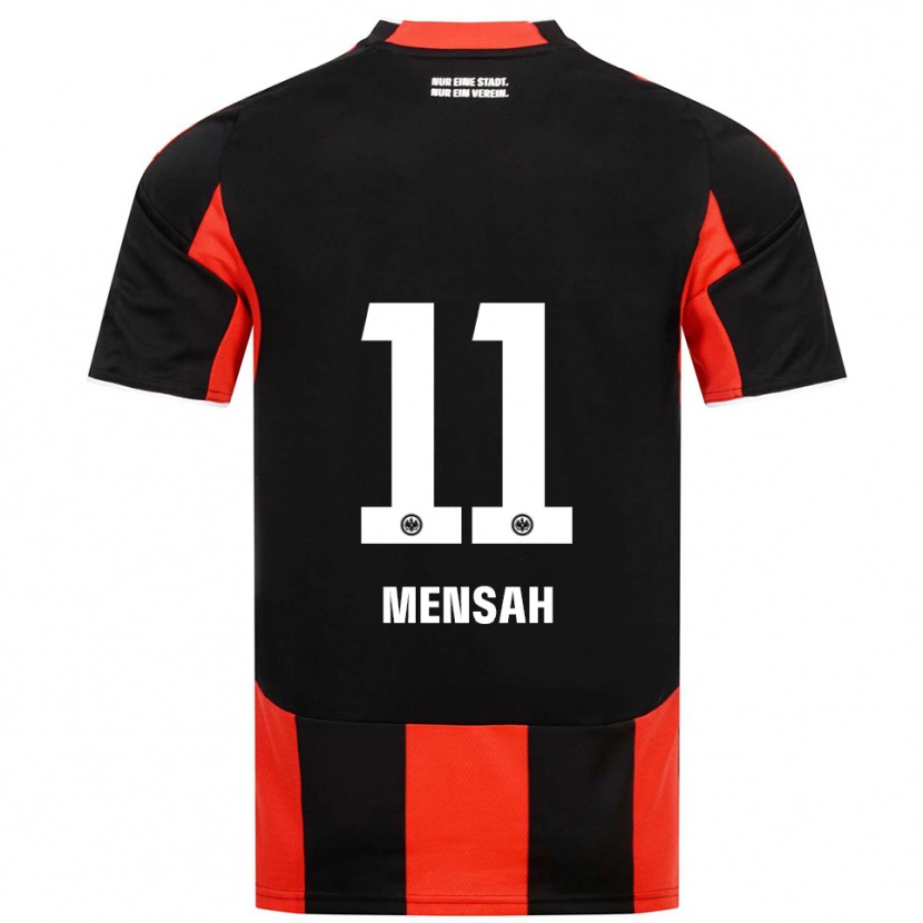 Danxen Uomo Maglia Keziah Oteng-Mensah #11 Nero Rosso Kit Gara Home 2025/26 Maglietta