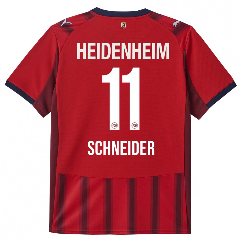 Danxen Uomo Maglia Noah Schneider #11 Rosso Blu Navy Kit Gara Home 2025/26 Maglietta