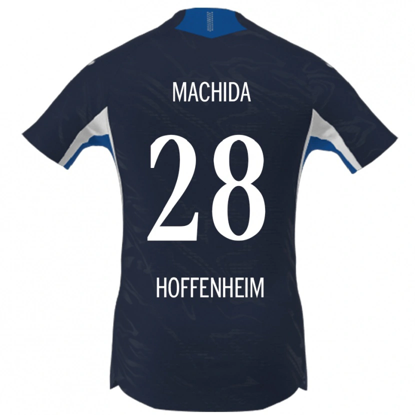 Danxen Uomo Maglia Koki Machida #28 Blu Navy Bianco Kit Gara Home 2025/26 Maglietta