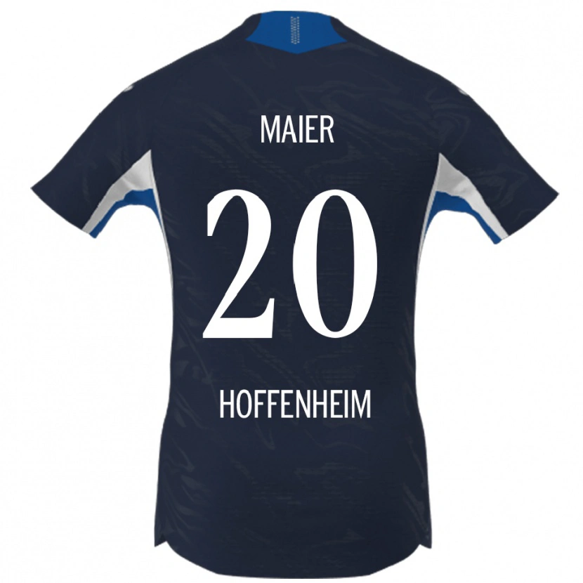 Danxen Uomo Maglia Leonie Maier #20 Blu Navy Bianco Kit Gara Home 2025/26 Maglietta