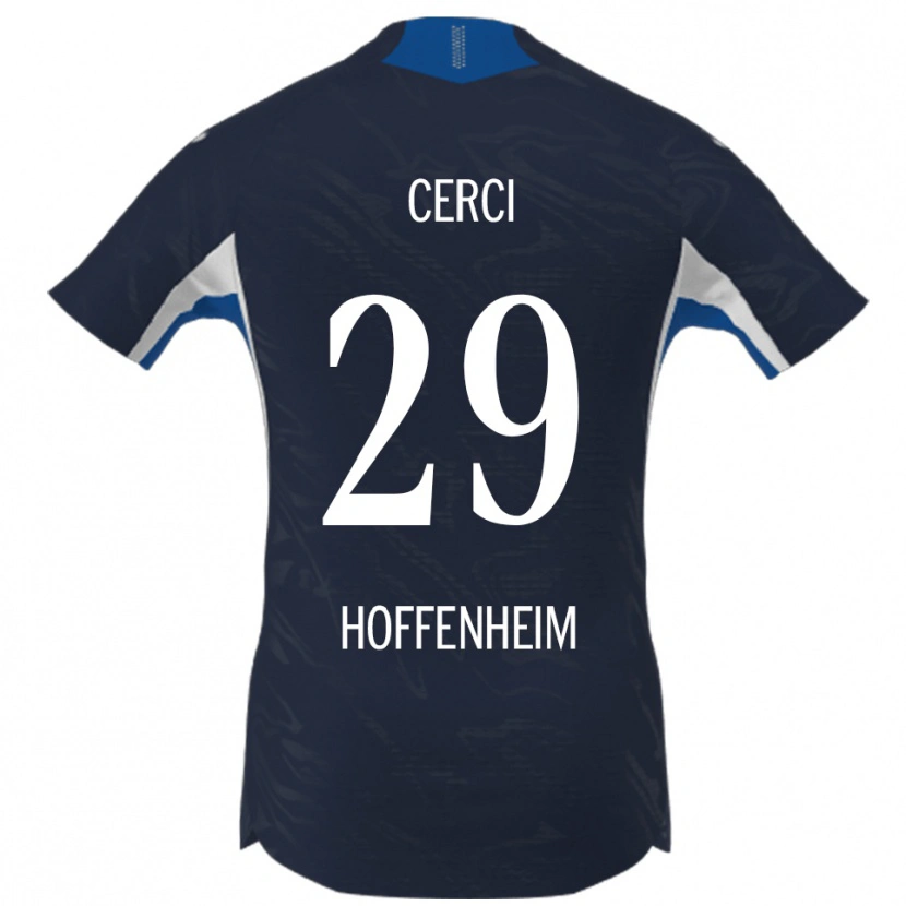 Danxen Uomo Maglia Selina Cerci #29 Blu Navy Bianco Kit Gara Home 2025/26 Maglietta