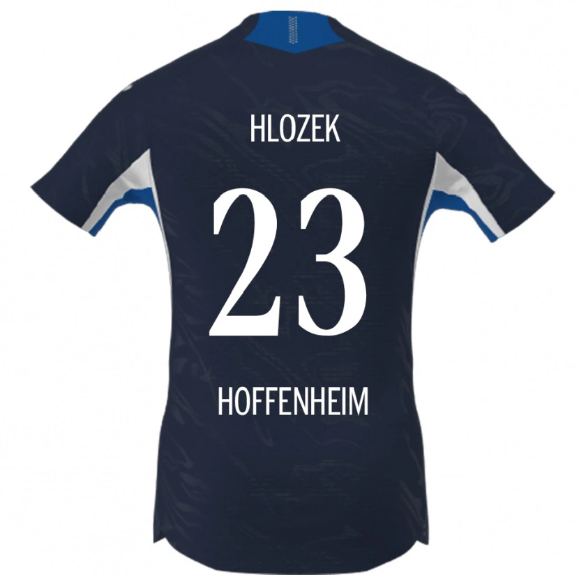 Danxen Uomo Maglia Adam Hlozek #23 Blu Navy Bianco Kit Gara Home 2025/26 Maglietta