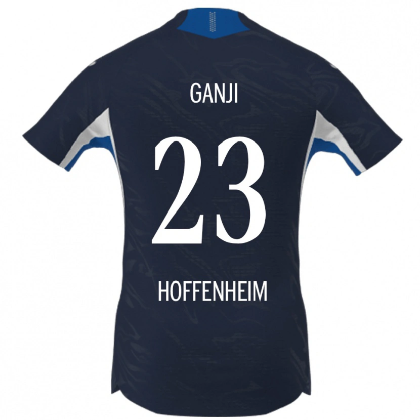 Danxen Uomo Maglia Leon Ganji #23 Blu Navy Bianco Kit Gara Home 2025/26 Maglietta