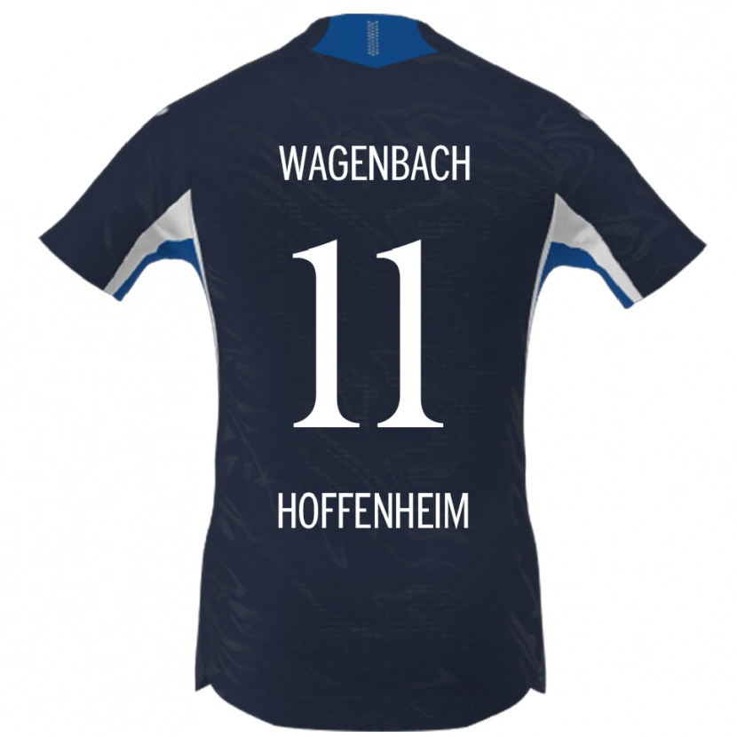 Danxen Uomo Maglia Lion Wagenbach #11 Blu Navy Bianco Kit Gara Home 2025/26 Maglietta