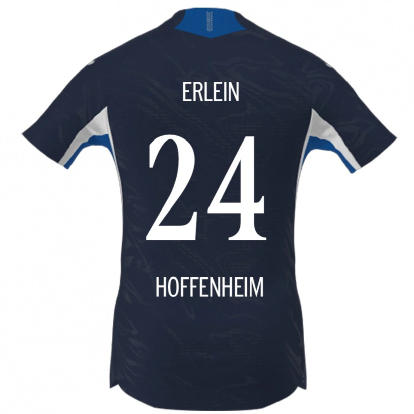 Danxen Uomo Maglia Luca Erlein #24 Blu Navy Bianco Kit Gara Home 2025/26 Maglietta