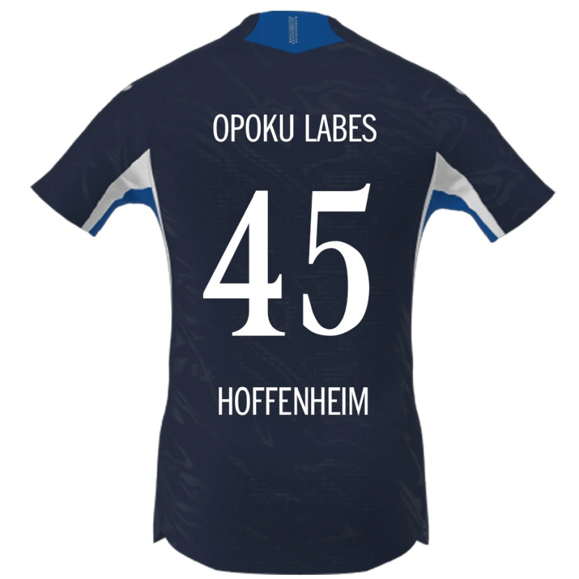 Danxen Uomo Maglia Ben Opoku Labes #45 Blu Navy Bianco Kit Gara Home 2025/26 Maglietta