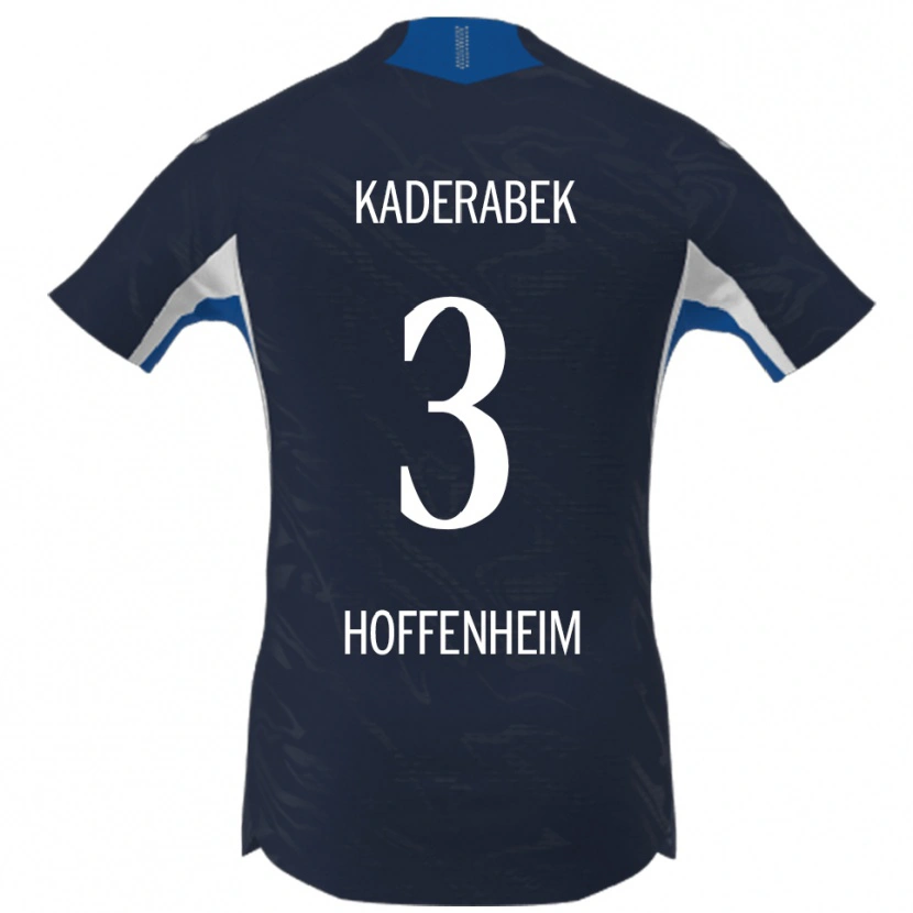 Danxen Uomo Maglia Pavel Kaderabek #3 Blu Navy Bianco Kit Gara Home 2025/26 Maglietta