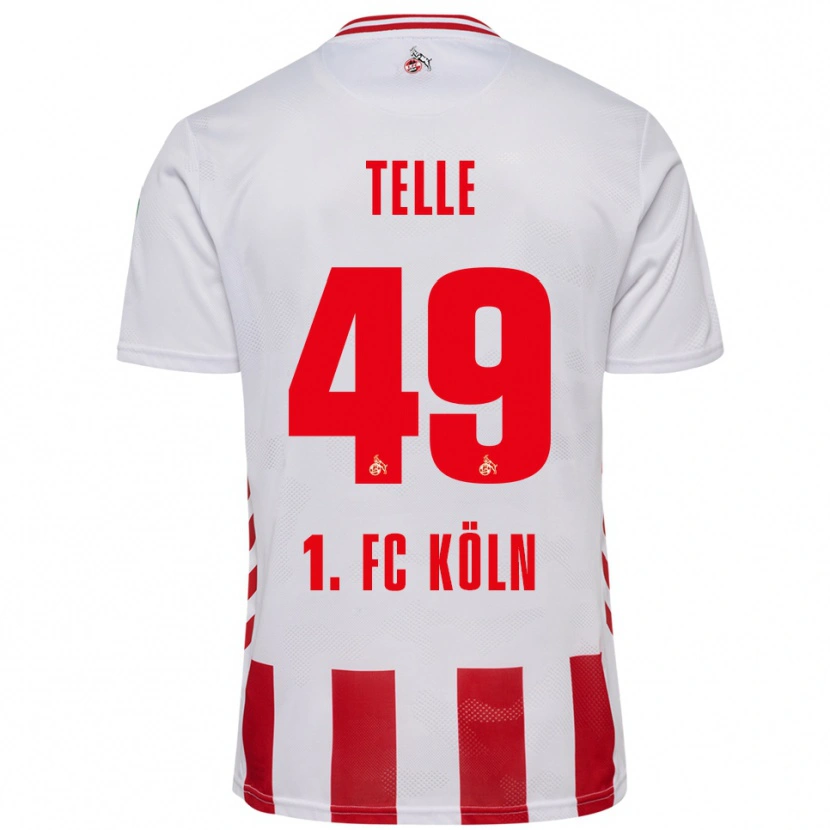 Danxen Uomo Maglia Neo Telle #49 Bianco Rosso Kit Gara Home 2025/26 Maglietta