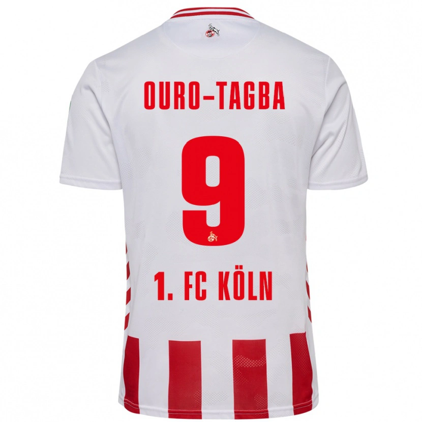 Danxen Uomo Maglia Mansour Ouro-Tagba #9 Bianco Rosso Kit Gara Home 2025/26 Maglietta