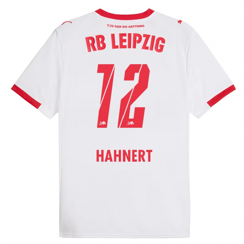 Danxen Uomo Maglia Ole Hähnert #12 Bianco Rosso Kit Gara Home 2025/26 Maglietta