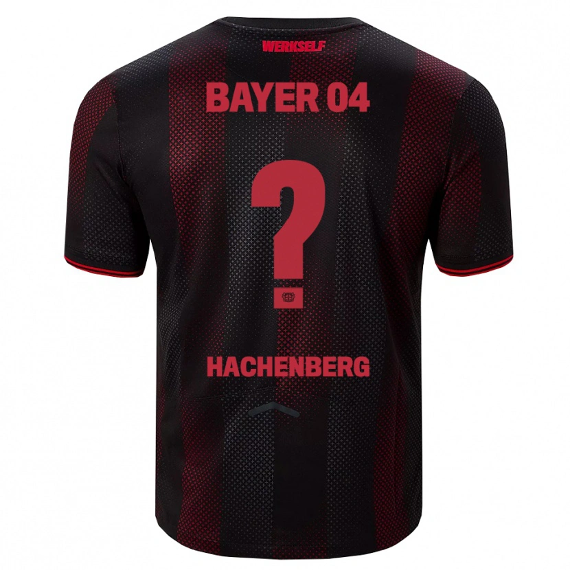 Danxen Uomo Maglia Merlin Hachenberg #0 Nero Rosso Kit Gara Home 2025/26 Maglietta