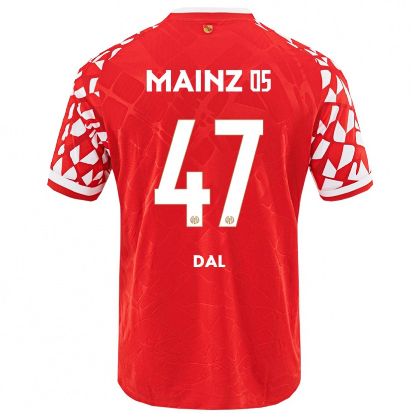 Danxen Uomo Maglia Maxim Dal #47 Rosso Bianco Kit Gara Home 2025/26 Maglietta