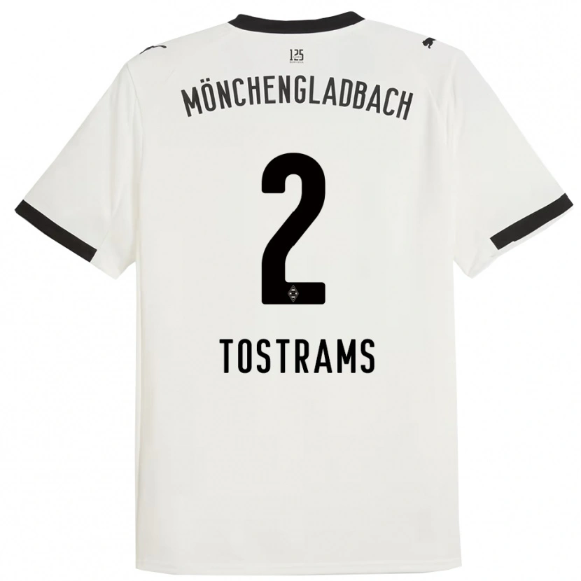 Danxen Uomo Maglia Eva Tostrams #2 Bianco Nero Kit Gara Home 2025/26 Maglietta