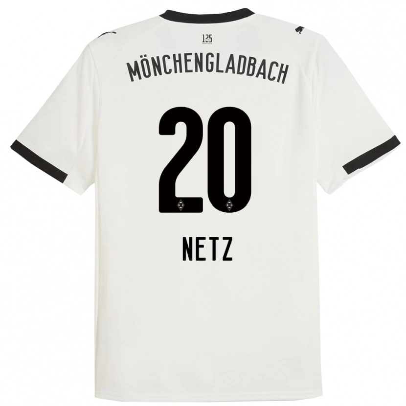 Danxen Uomo Maglia Luca Netz #20 Bianco Nero Kit Gara Home 2025/26 Maglietta