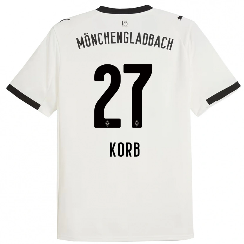 Danxen Uomo Maglia Julian Korb #27 Bianco Nero Kit Gara Home 2025/26 Maglietta