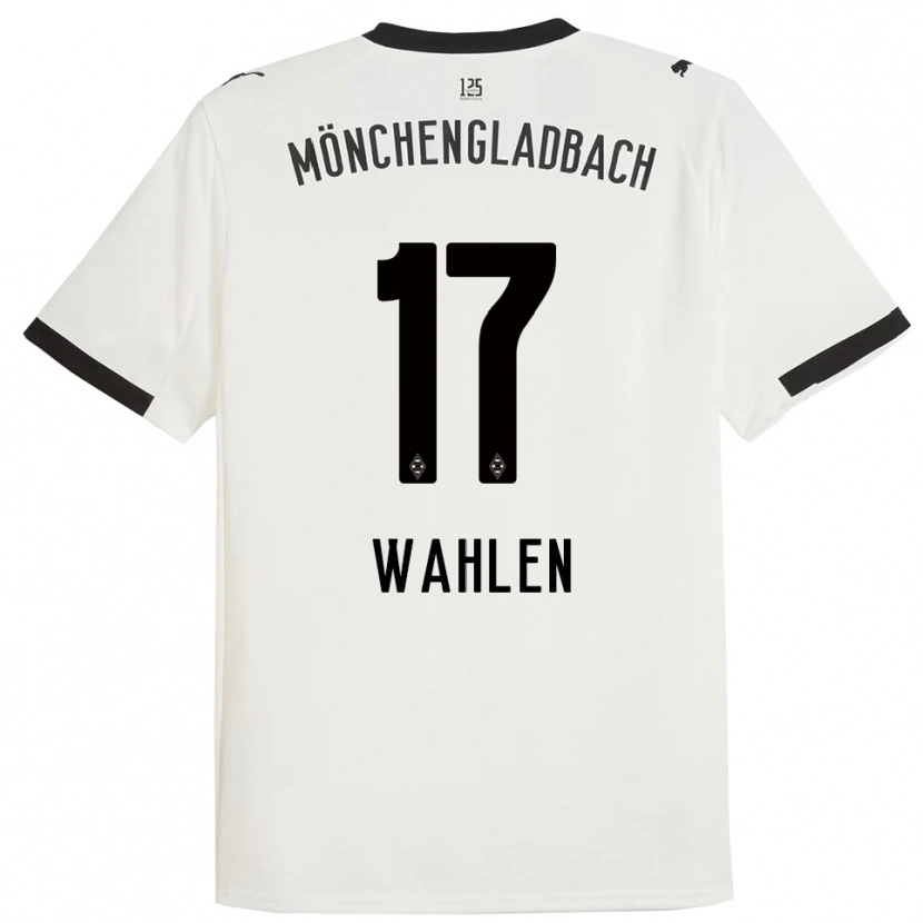 Danxen Uomo Maglia Vanessa Wahlen #17 Bianco Nero Kit Gara Home 2025/26 Maglietta