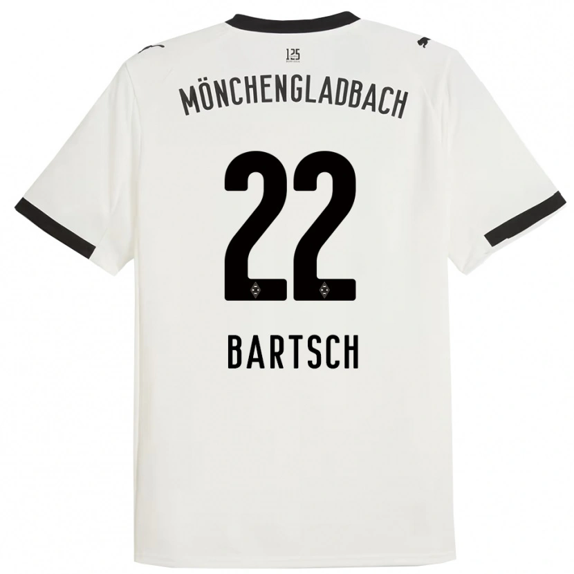 Danxen Uomo Maglia Kristina Bartsch #22 Bianco Nero Kit Gara Home 2025/26 Maglietta