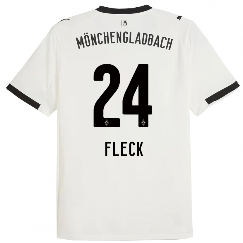 Danxen Uomo Maglia Fritz Fleck #24 Bianco Nero Kit Gara Home 2025/26 Maglietta
