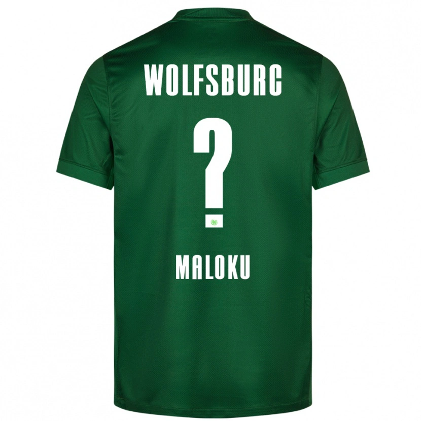 Danxen Uomo Maglia Enuar Maloku #0 Verde Bianco Kit Gara Home 2025/26 Maglietta
