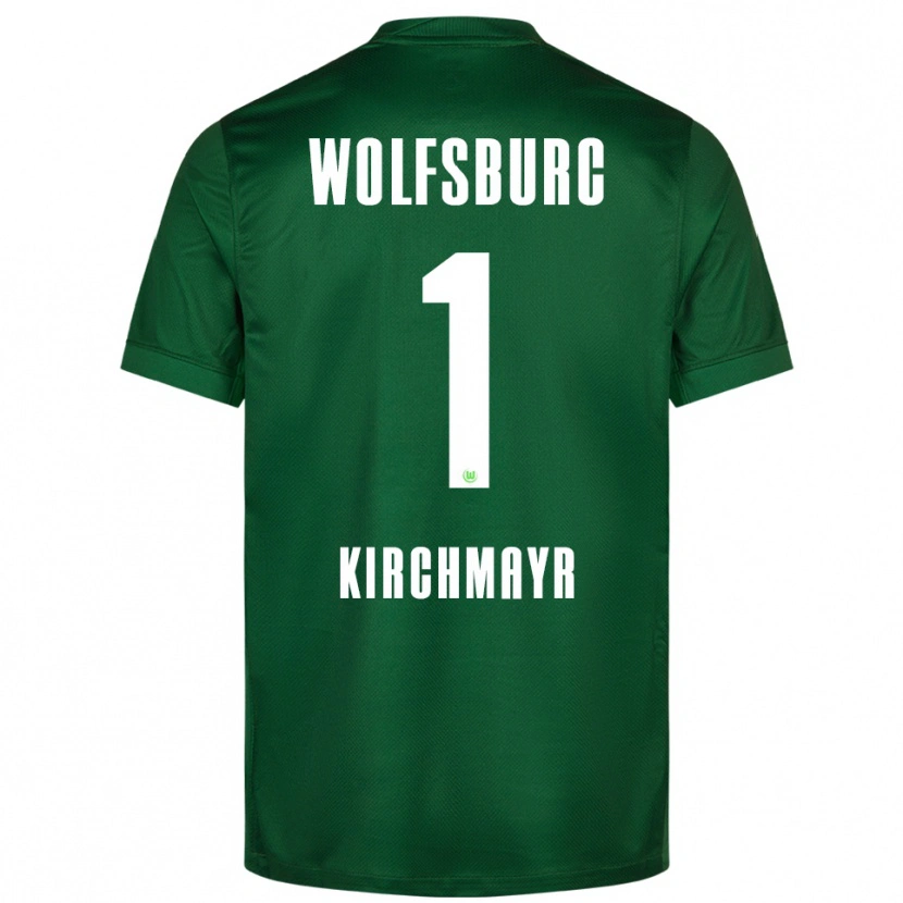 Danxen Uomo Maglia Juri Kirchmayr #1 Verde Bianco Kit Gara Home 2025/26 Maglietta