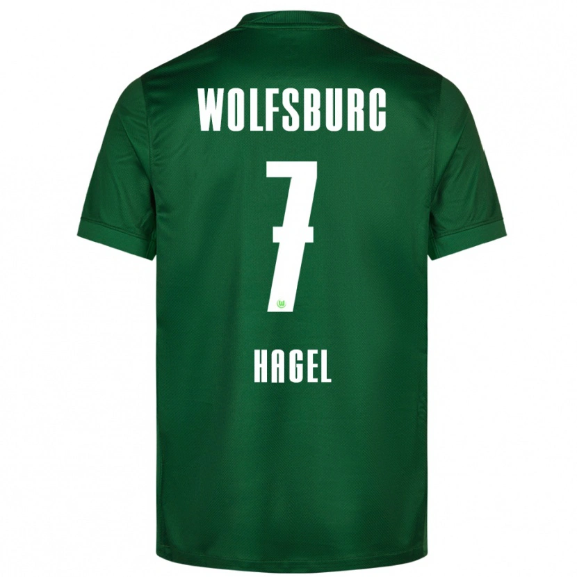 Danxen Uomo Maglia Chantal Hagel #7 Verde Bianco Kit Gara Home 2025/26 Maglietta