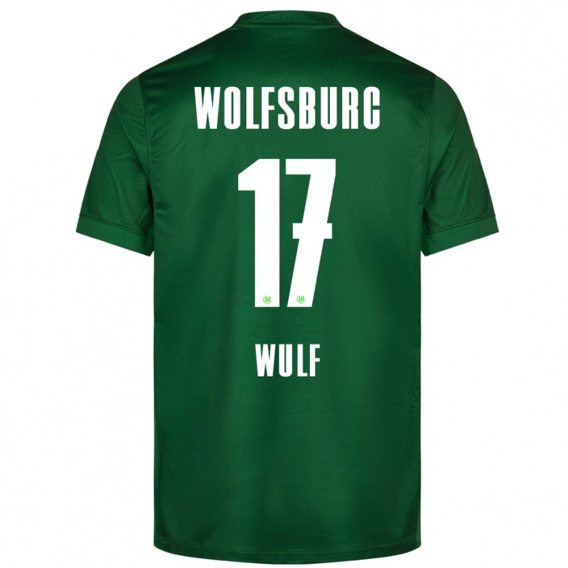 Danxen Uomo Maglia Diego Wulf #17 Verde Bianco Kit Gara Home 2025/26 Maglietta