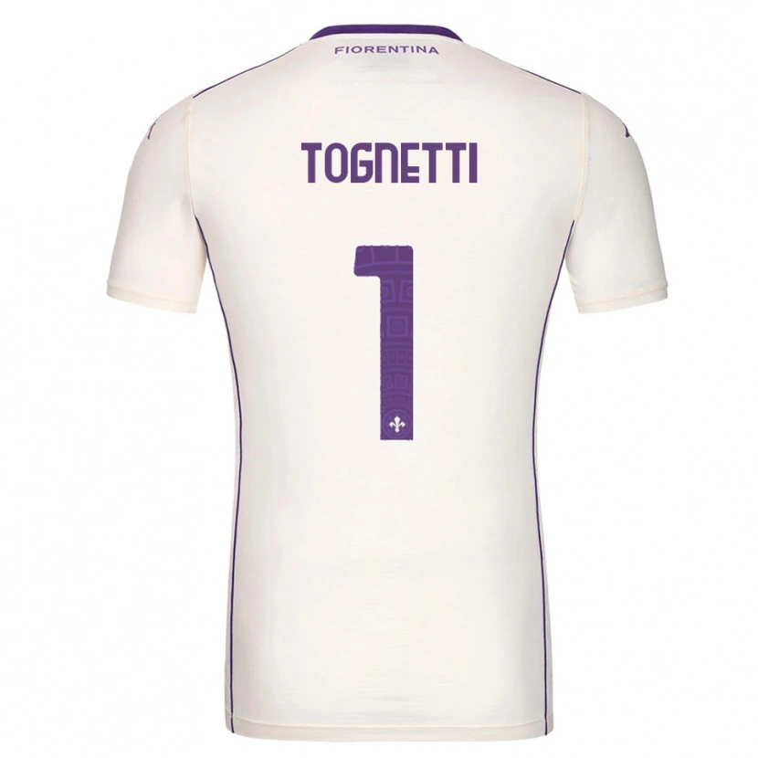 Danxen Uomo Maglia Laerte Tognetti #1 Bianco Viola Rosso Kit Gara Away 2025/26 Maglietta