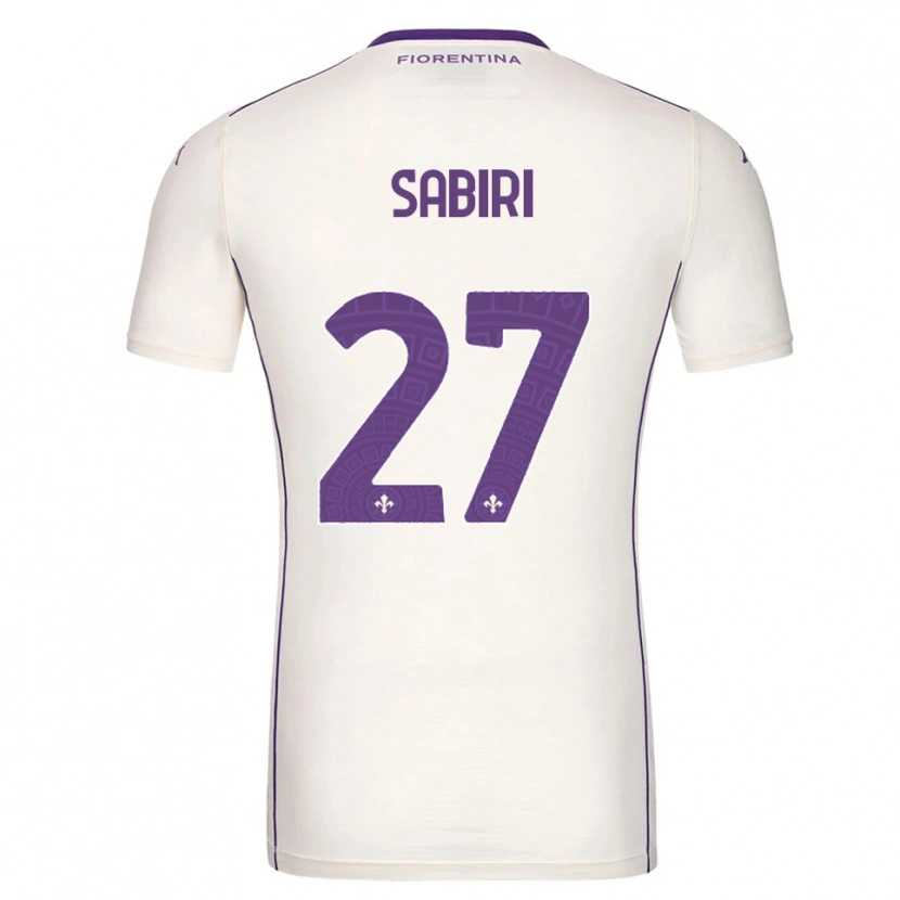 Danxen Uomo Maglia Abdelhamid Sabiri #27 Bianco Viola Rosso Kit Gara Away 2025/26 Maglietta