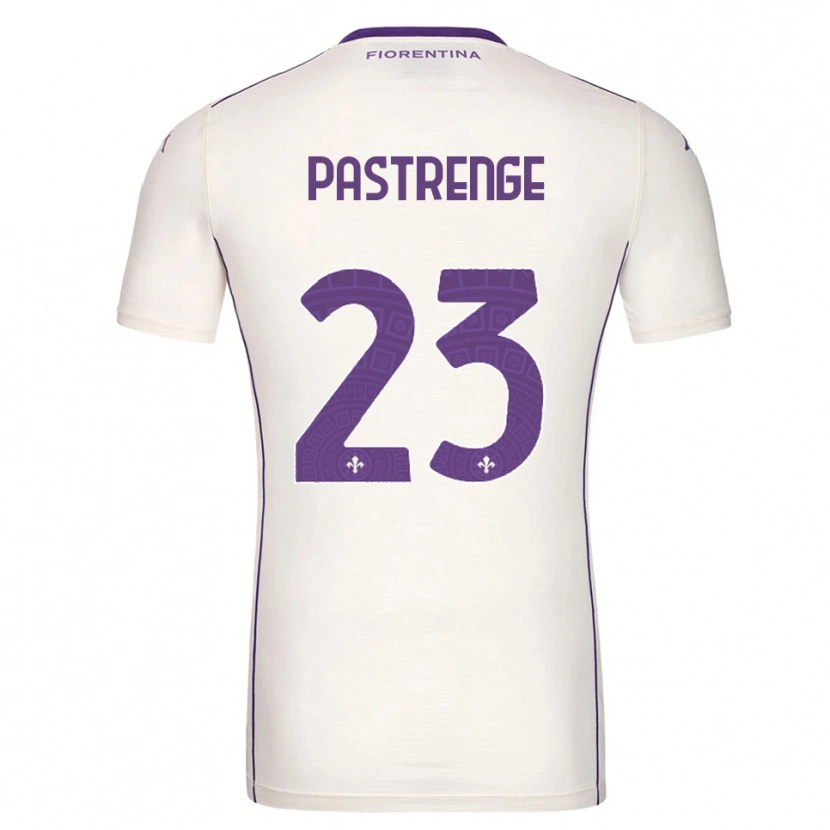 Danxen Uomo Maglia Lucia Pastrenge #23 Bianco Viola Rosso Kit Gara Away 2025/26 Maglietta