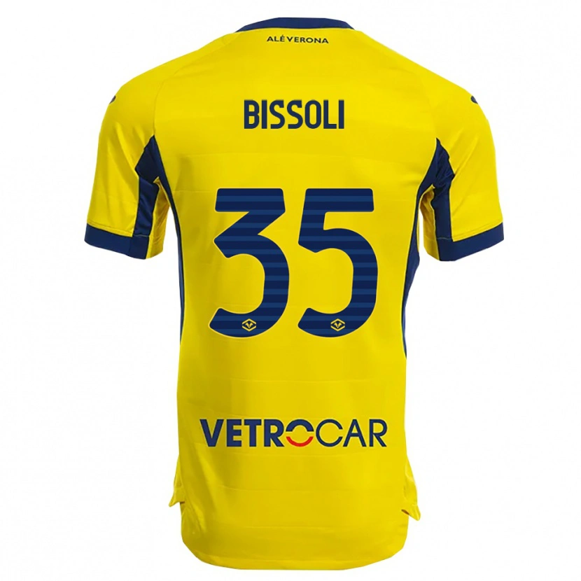 Danxen Uomo Maglia Noemí Bissoli #35 Giallo Blu Navy Kit Gara Away 2025/26 Maglietta