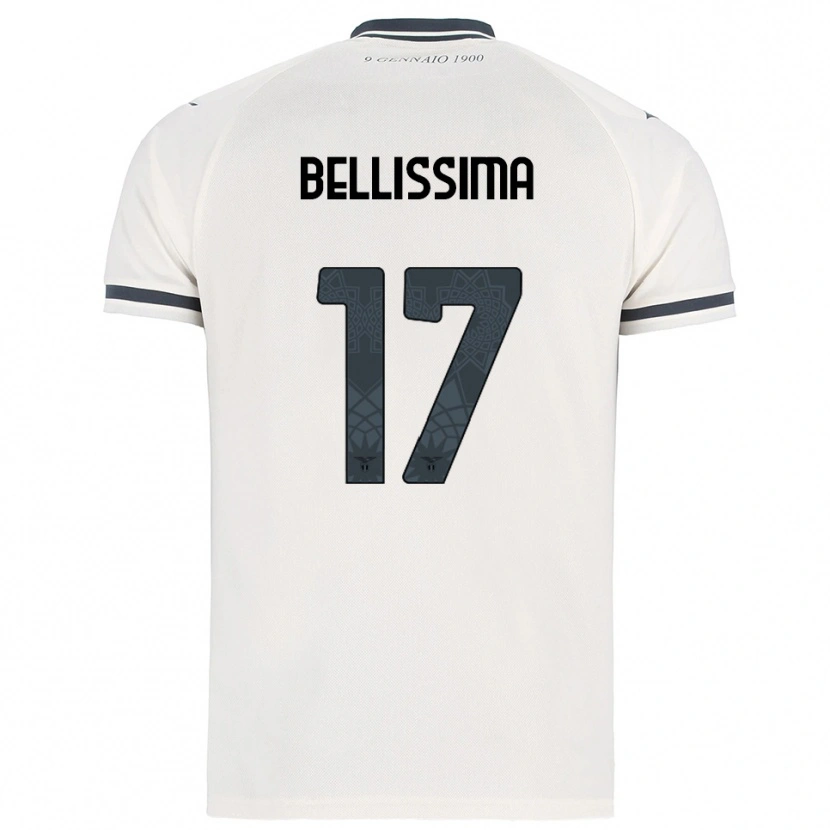 Danxen Uomo Maglia Renato Bellissima #17 Bianco Blu Navy Kit Gara Away 2025/26 Maglietta