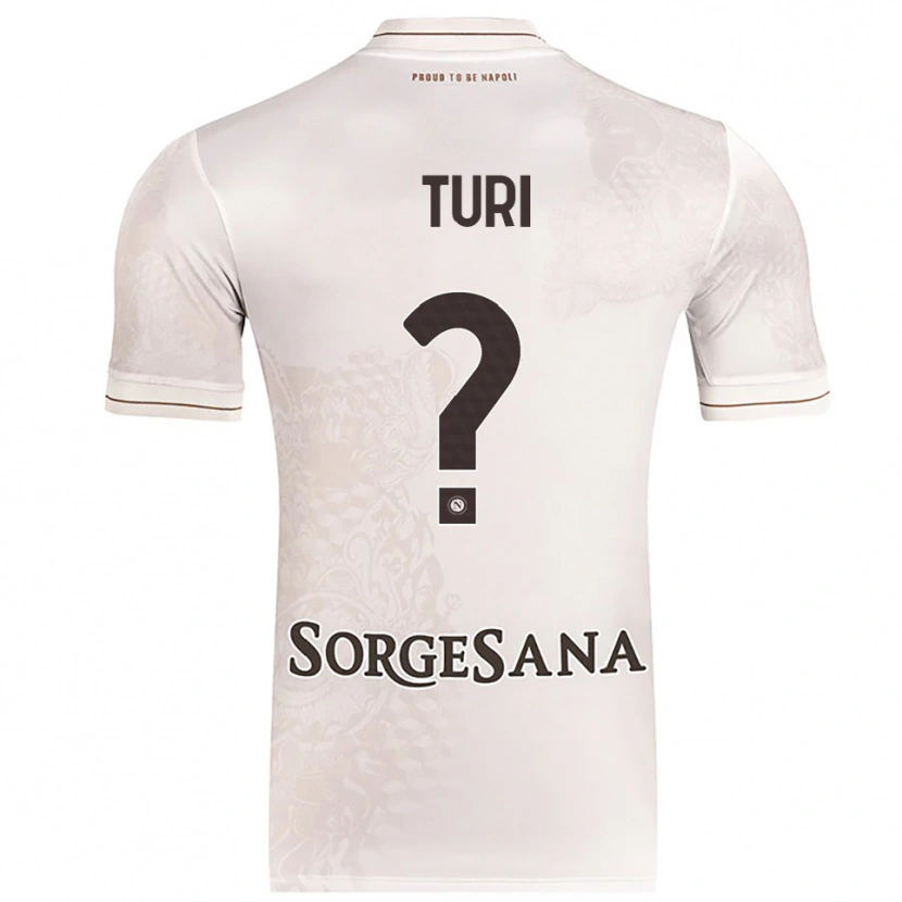 Danxen Uomo Maglia Claudio Turi #0 Champagne Marrone Kit Gara Away 2025/26 Maglietta