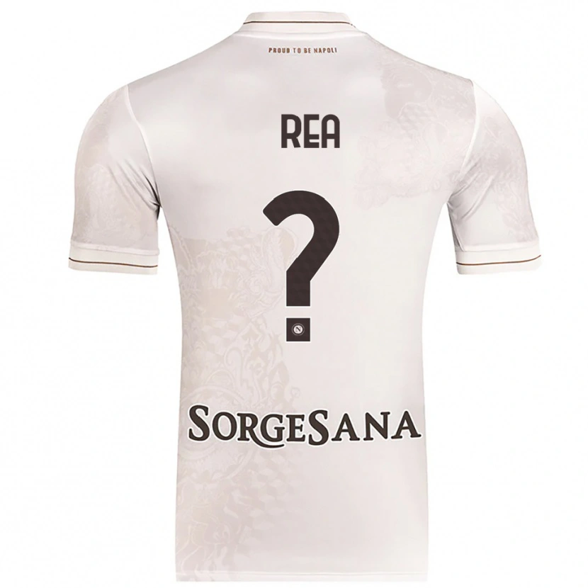 Danxen Uomo Maglia Roberto Rea #0 Champagne Marrone Kit Gara Away 2025/26 Maglietta