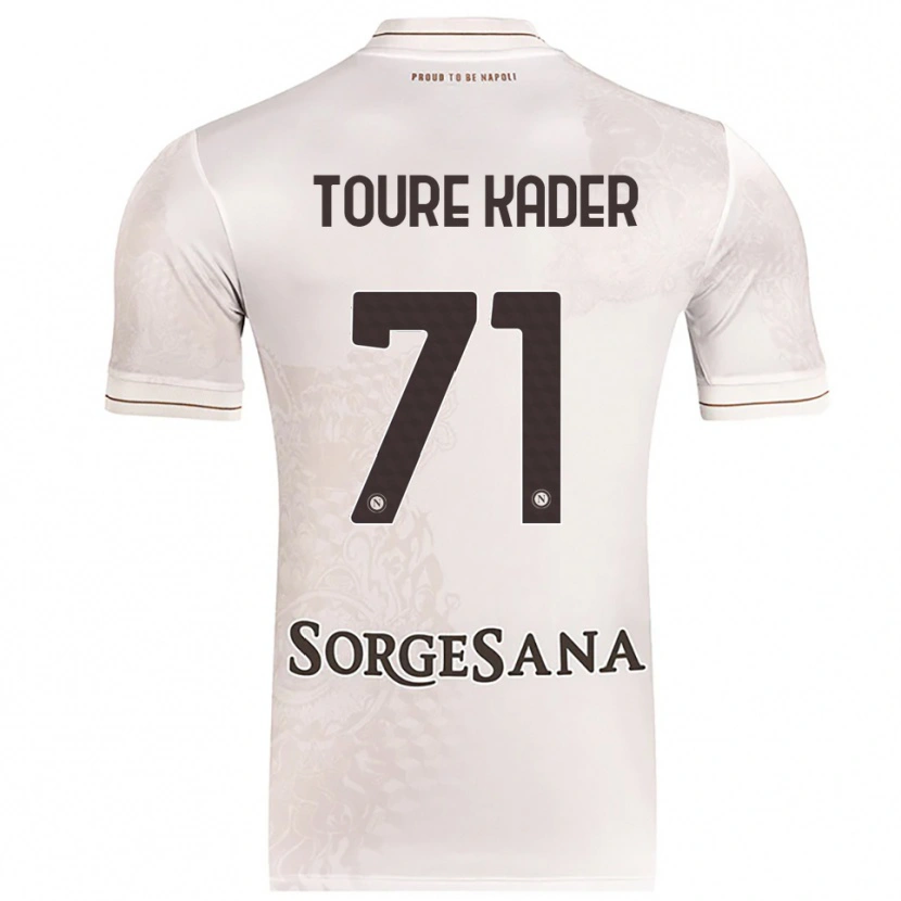 Danxen Uomo Maglia Aziz Toure Kader #71 Champagne Marrone Kit Gara Away 2025/26 Maglietta