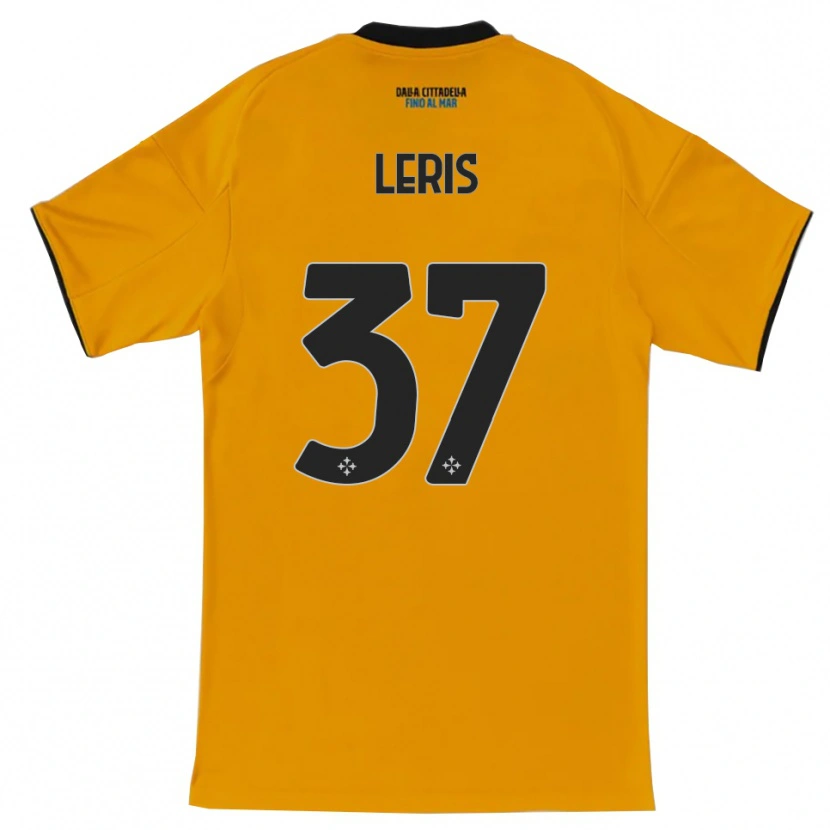 Danxen Uomo Maglia Mehdi Léris #37 Arancione Blu Kit Gara Away 2025/26 Maglietta