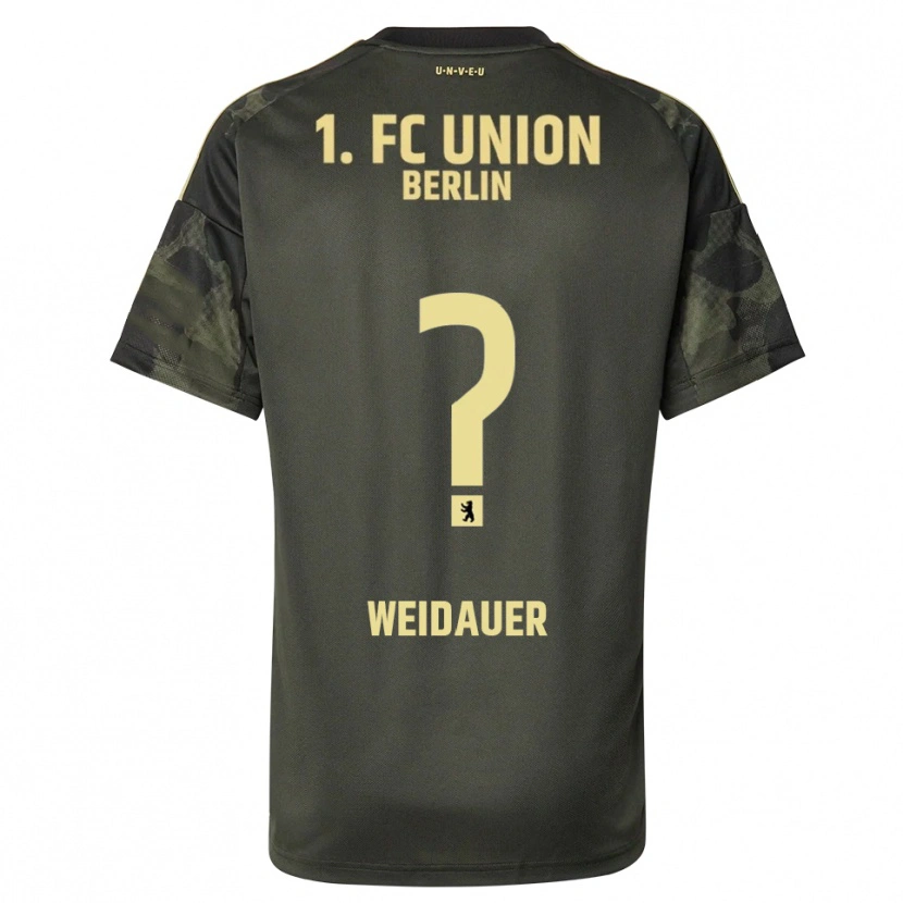 Danxen Uomo Maglia Sophie Weidauer #0 Verde Scuro Nero Kit Gara Away 2025/26 Maglietta